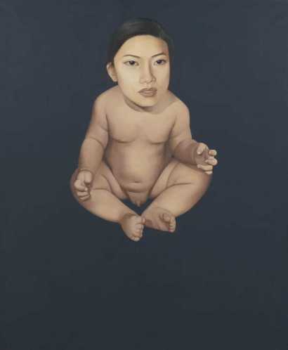 马六明 1997年作 婴孩第十二号178 by 148 cm